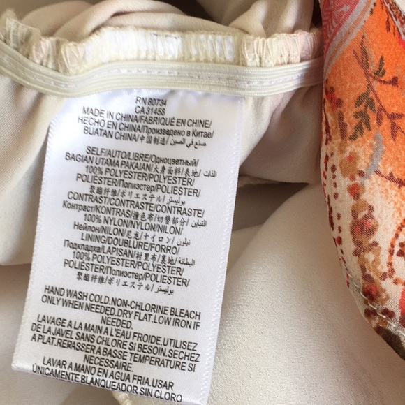 Bcbg V neck Floral Lace-Trimmed Romper - Picture 8 of 8